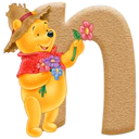 WINNIE POOH ABC FLORES BLANCA AT 4