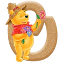 WINNIE POOH ABC FLORES BLANCA AT 12