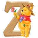 WINNIE POOH ABC FLORES BLANCA AT 23