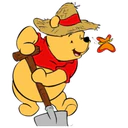 WINNIE POOH ABC FLORES BLANCA AT 14