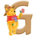 WINNIE POOH ABC FLORES BLANCA AT 2
