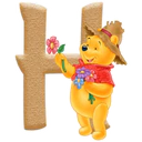 WINNIE POOH ABC FLORES BLANCA AT 5