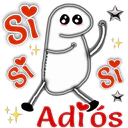 si
Si
Si
Adiós